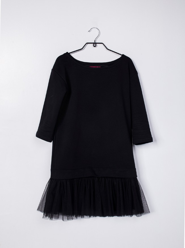 Constructor-dress black Airdress with removable black skirt