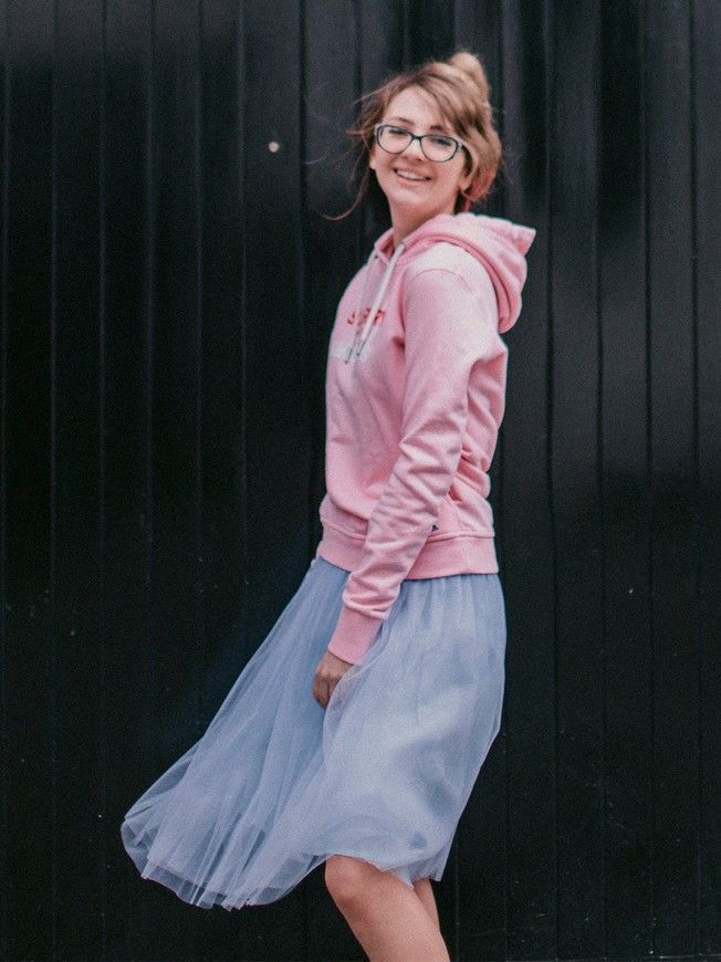 Спідниця-пачка AIRSKIRT Небесно-блакитна міді