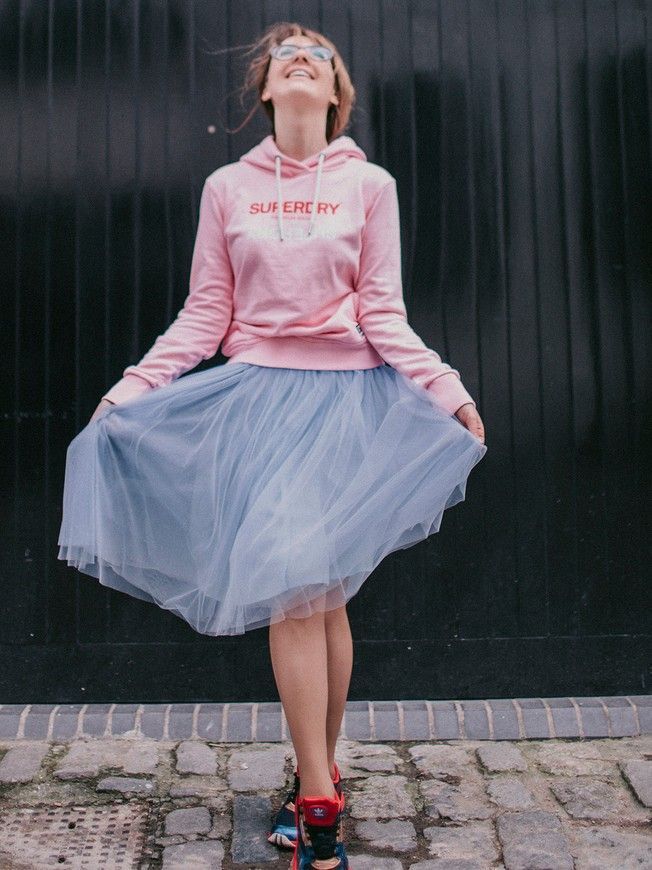 Спідниця-пачка AIRSKIRT Небесно-блакитна міді