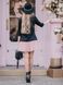 Constructor-dress black Airdress with removable blush pink skirt