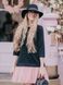 Constructor-dress black Airdress with removable blush pink skirt