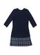 AIRDRESS set: navy blue top and 3 removable skirts (lush navy blue, red and navy blue tartan)