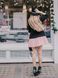 Constructor-dress black Airdress with removable blush pink skirt