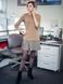 Платье-конструктор AIRDRESS кэмэл со съемной юбкой в бежевую клетку