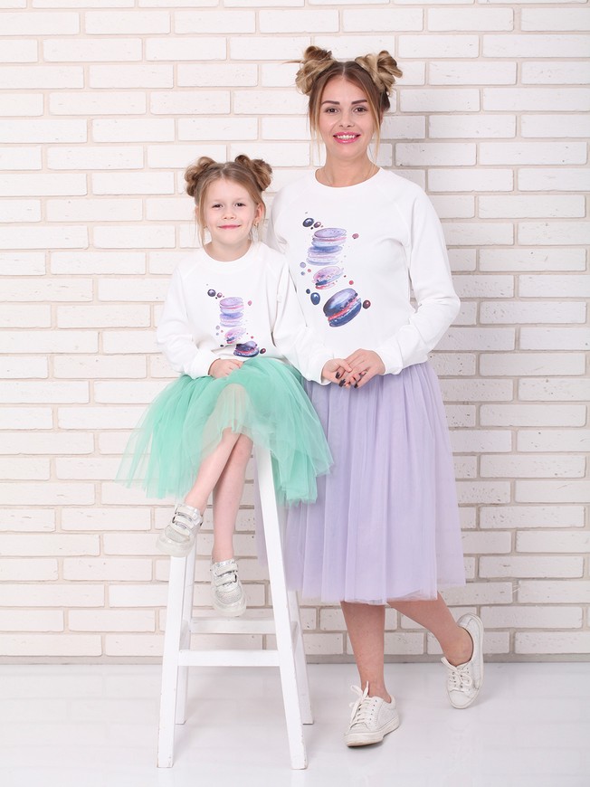 Lavender Violet Tulle skirt AIRSKIRT Family Look