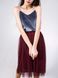 Marsala Bordo Tulle skirt AIRSKIRT CASUAL midi