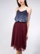 Marsala Bordo Tulle skirt AIRSKIRT CASUAL midi