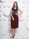 Marsala Bordo Tulle skirt AIRSKIRT CASUAL midi
