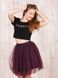 Plum Violet Tulle skirt Airskirt mini