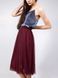 Marsala Bordo Tulle skirt AIRSKIRT CASUAL midi