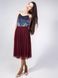 Marsala Bordo Tulle skirt AIRSKIRT CASUAL midi