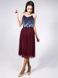Marsala Bordo Tulle skirt AIRSKIRT CASUAL midi