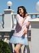 Constructor-dress pink Airdress with removable blue skirt