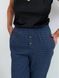 Pajama Style Suit (pants and oversized shirt) Boyfriend's Tyu-Tyu! XS navy blue in brown tartan