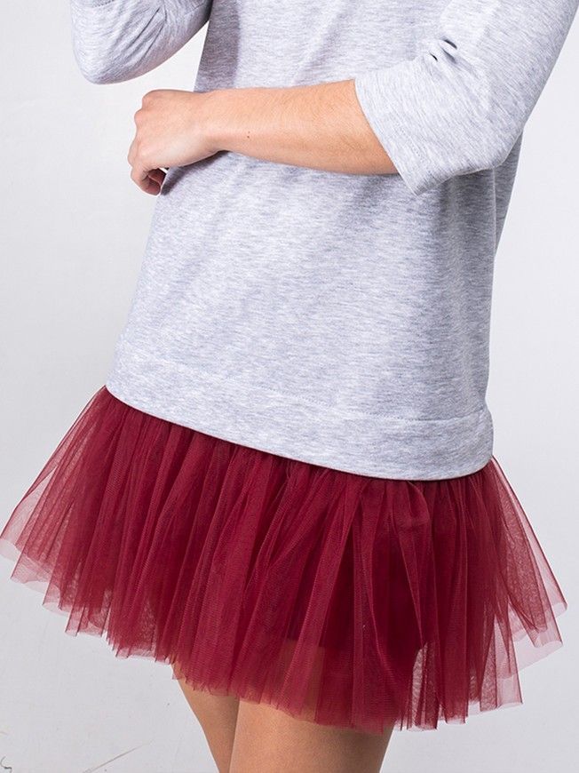 Removable skirt for constructor dress AIRDRESS Tyu-Tyu! L marsala