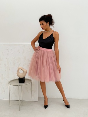 Blush Pink Tulle skirt AIRSKIRT