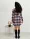 Shirt-dress Boyfriend's Tyu-Tyu! XS milk in red-navy blue tartan