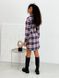 Shirt-dress Boyfriend's Tyu-Tyu! XS milk in red-navy blue tartan