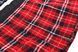 Set of 2 removable skirts fot constructor dress AIRDRESS Tyu-Tyu! XXS: lush blush pink and red tartan