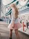 Constructor-dress gray Airdress with removable blush pink skirt