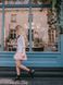 Constructor-dress gray Airdress with removable blush pink skirt