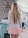 Constructor-dress gray Airdress with removable blush pink skirt
