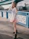Constructor-dress gray Airdress with removable blush pink skirt