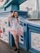 Constructor-dress gray Airdress with removable blush pink skirt