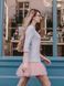 Constructor-dress gray Airdress with removable blush pink skirt