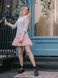 Constructor-dress gray Airdress with removable blush pink skirt