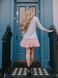 Constructor-dress gray Airdress with removable blush pink skirt