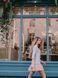 Constructor-dress gray Airdress with removable blush pink skirt