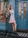 Constructor-dress gray Airdress with removable blush pink skirt