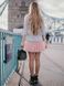 Constructor-dress gray Airdress with removable blush pink skirt