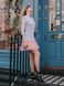 Constructor-dress gray Airdress with removable blush pink skirt