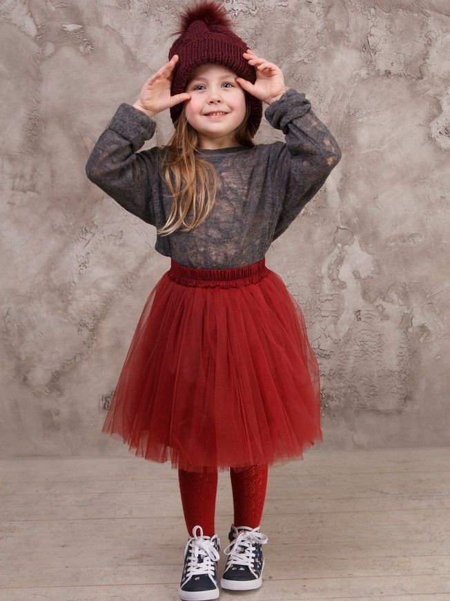 Комплект спідниць-пачок AIRSKIRT Family Look марсала