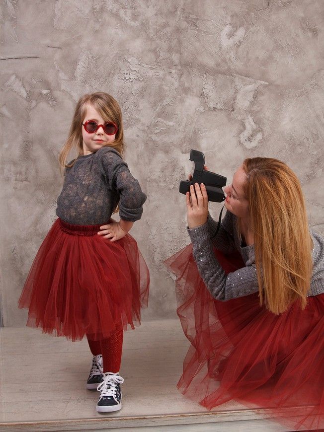 Комплект спідниць-пачок AIRSKIRT Family Look марсала