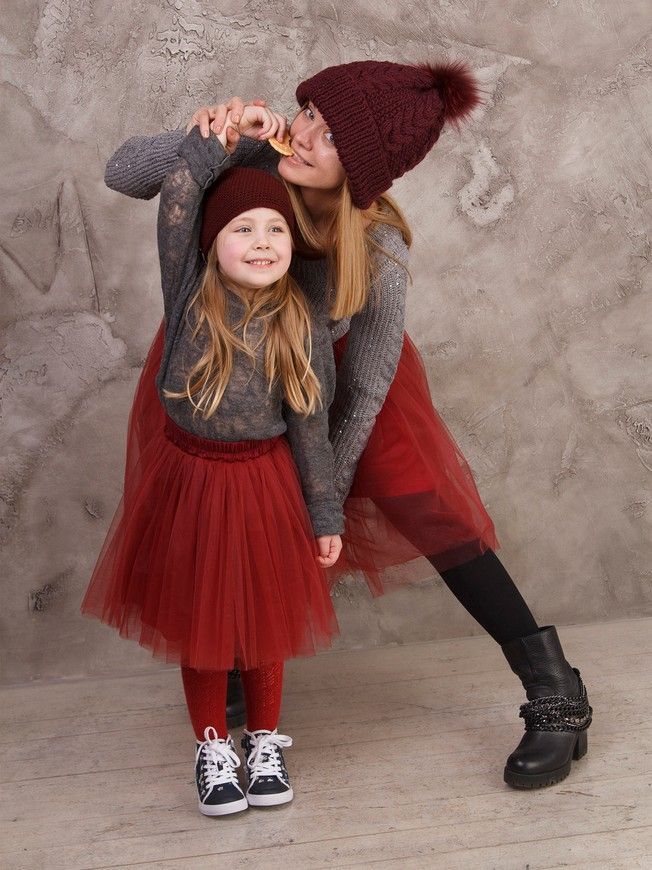 Комплект спідниць-пачок AIRSKIRT Family Look марсала