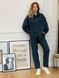 Костюм у піжамному стилі (брюки і оверсайз сорочка) Boyfriend's Тю-Тю! XS зелений у синьо-червону клітинку