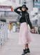 Blush Pink Tulle skirt with ruffle AIRSKIRT