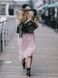 Blush Pink Tulle skirt with ruffle AIRSKIRT
