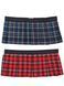 Set of 2 removable skirts fot constructor dress AIRDRESS Tyu-Tyu! XXS: red and green tartan