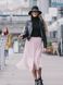 Blush Pink Tulle skirt with ruffle AIRSKIRT