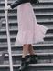 Blush Pink Tulle skirt with ruffle AIRSKIRT
