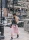 Blush Pink Tulle skirt with ruffle AIRSKIRT