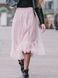 Blush Pink Tulle skirt with ruffle AIRSKIRT