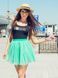 Lime Tulle skirt Airskirt mini