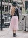 Blush Pink Tulle skirt with ruffle AIRSKIRT
