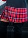 Removable skirt for constructor dress AIRDRESS Tyu-Tyu! XXS red tartan