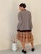Retro cardigan oversize with buttons Tyu-Tyu! XS/S brown check